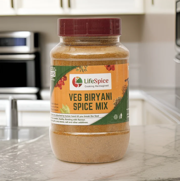Lifespice - Veg Biryani Spice Mix 150g PET Jar