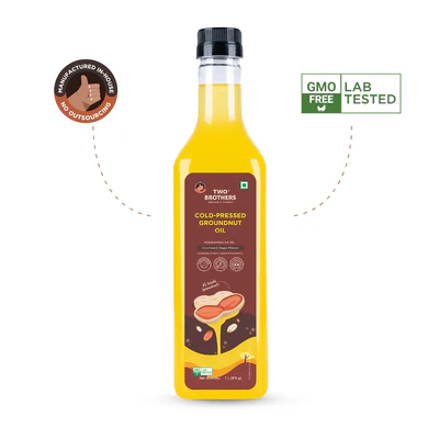 Groundnut Oil, Cold-Pressed,