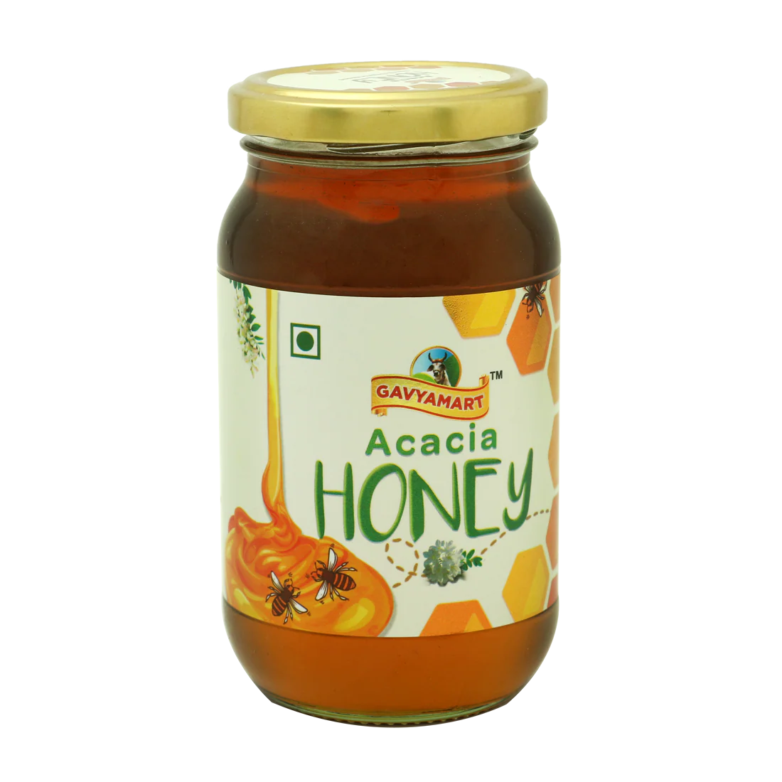 Gavyamart Acacia Honey Raw and Unprocessed