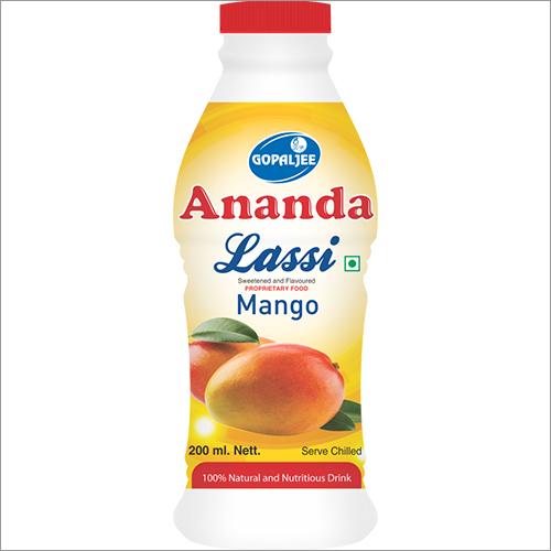 Mango Lassi - 200 Ml Pet Bottle, Refreshingly Sweet Beverage Enriched With Calcium And Milk Proteins