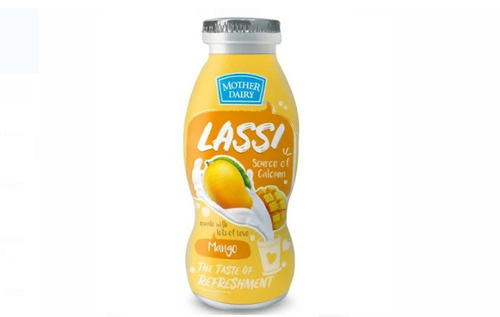  Pack Of 200 Milliliter Healthy And Fresh Mother Dairy Mango Lassi 