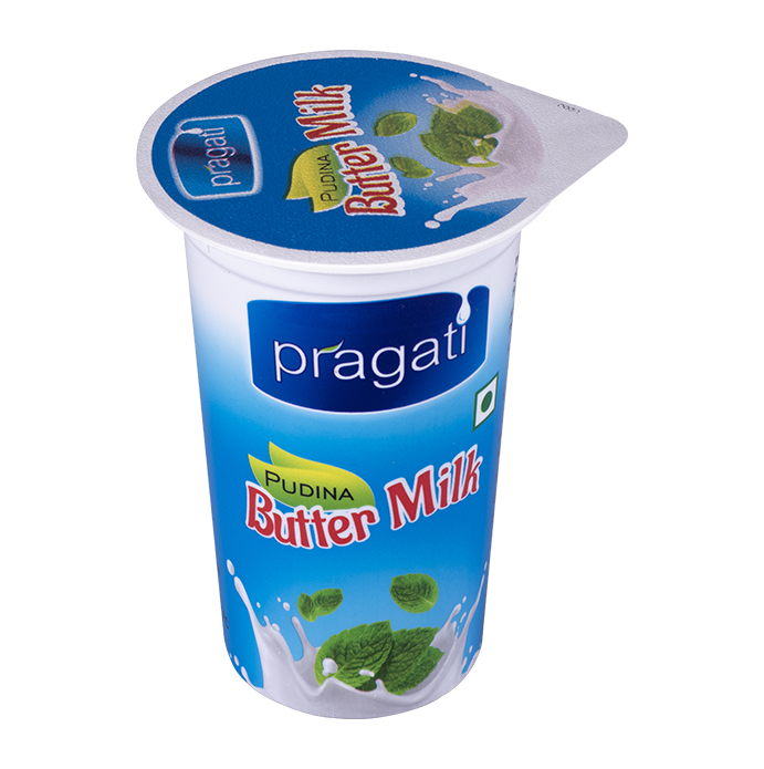 Butter Milk Pudina 200ml Glass