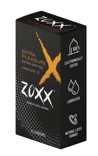 Zoxx Dotted Flavoured Condom 10 Pcs