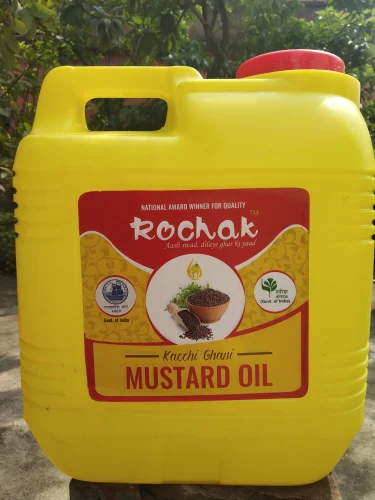 10L Rochak Kacchi Ghani Mustard Oil Can