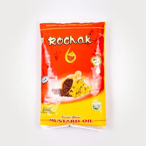 1L Rochak Kacchi Ghani Mustard Oil Pouch