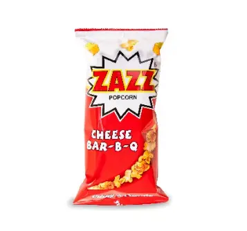 Cheese barbeque Ready to eat flavored popcorn