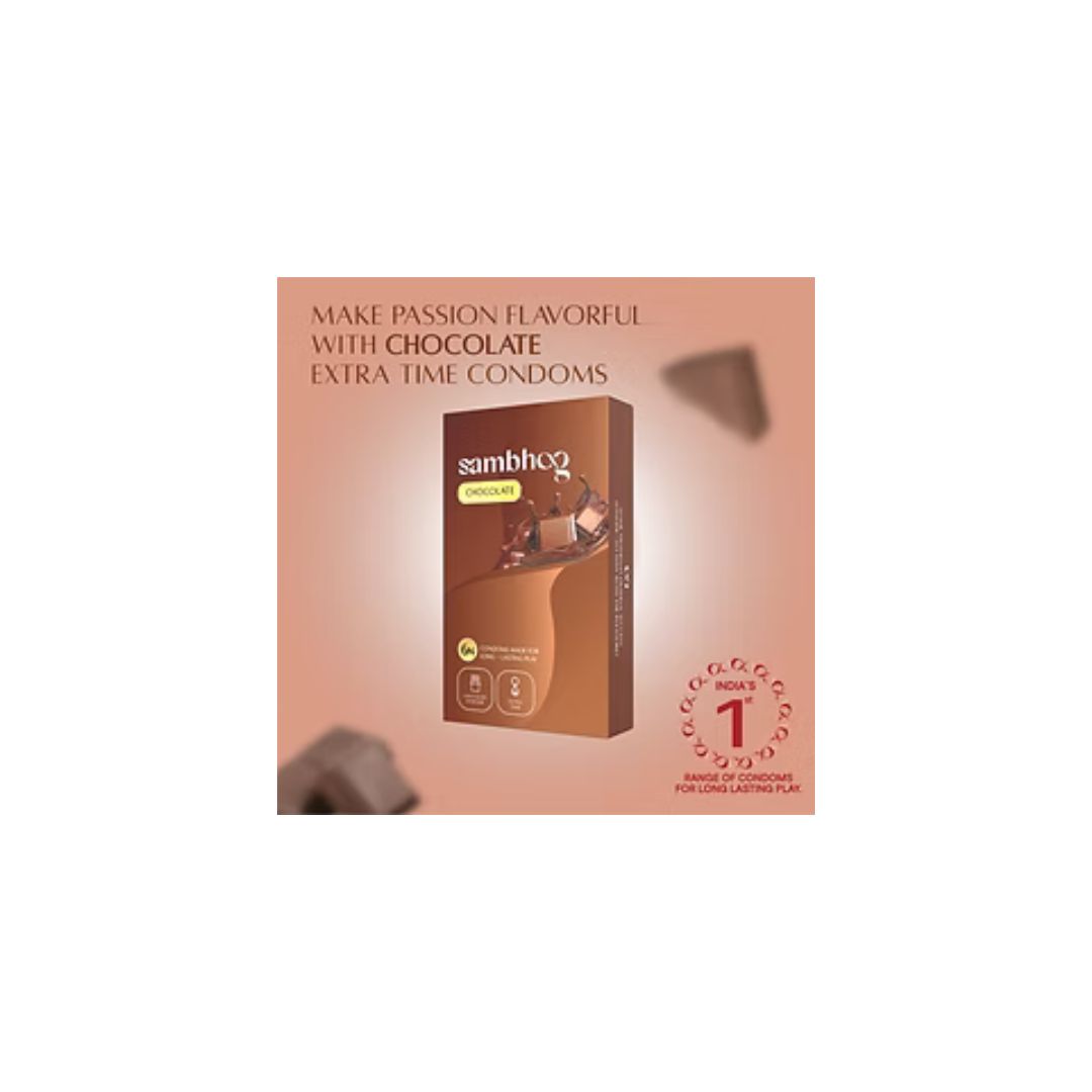 Sambhog Chocolate Extra Time CondomsSambhog Chocolate Extra Time Condoms