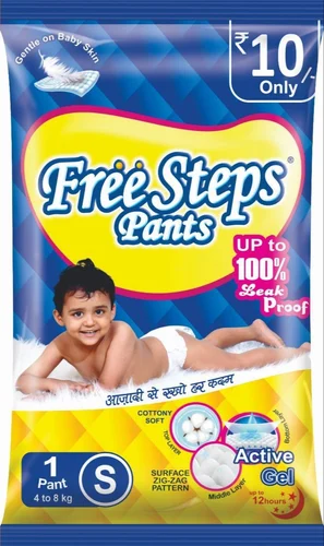 Free Steps Pants Small Size Pack Of 1