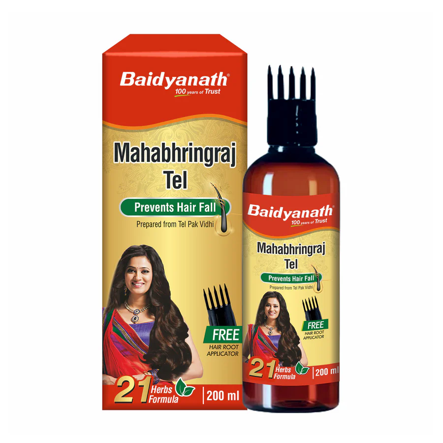 Baidyanath Mahabhringraj Ayurvedic Hair Oil (200 ml)