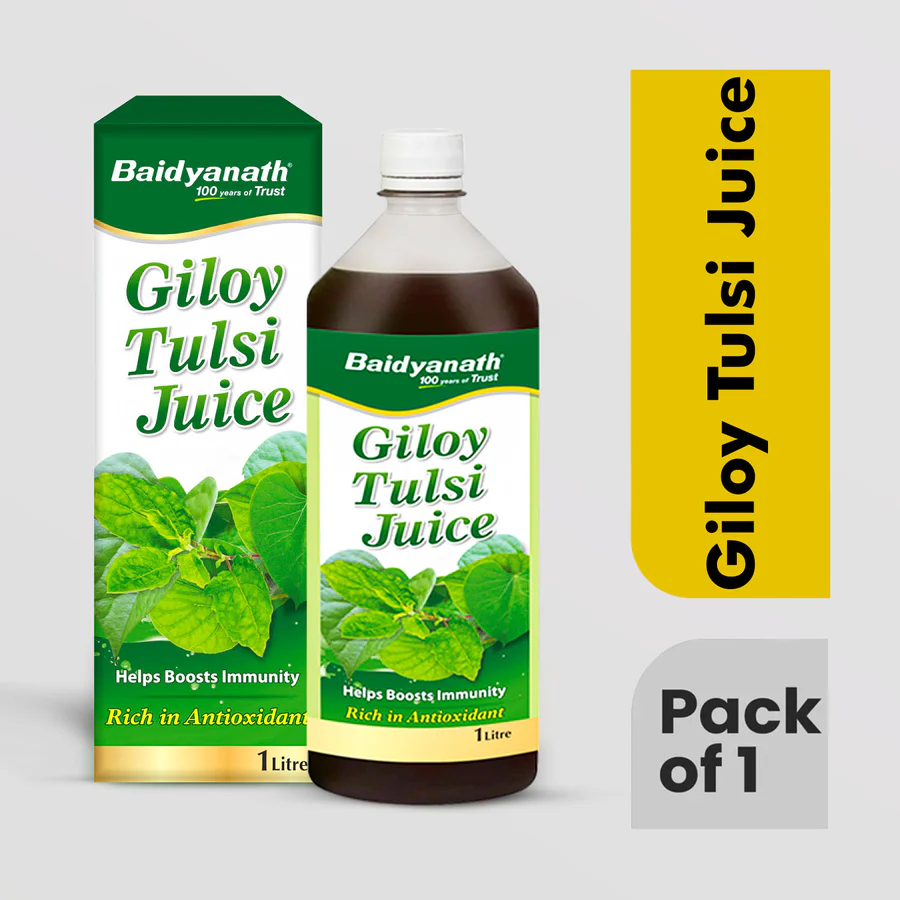 Baidyanath Giloy Tulsi Herbal Juice - 1000ml