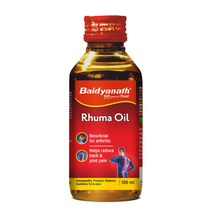 Baidyanath Rhuma Oil, helps in Knee and Joints