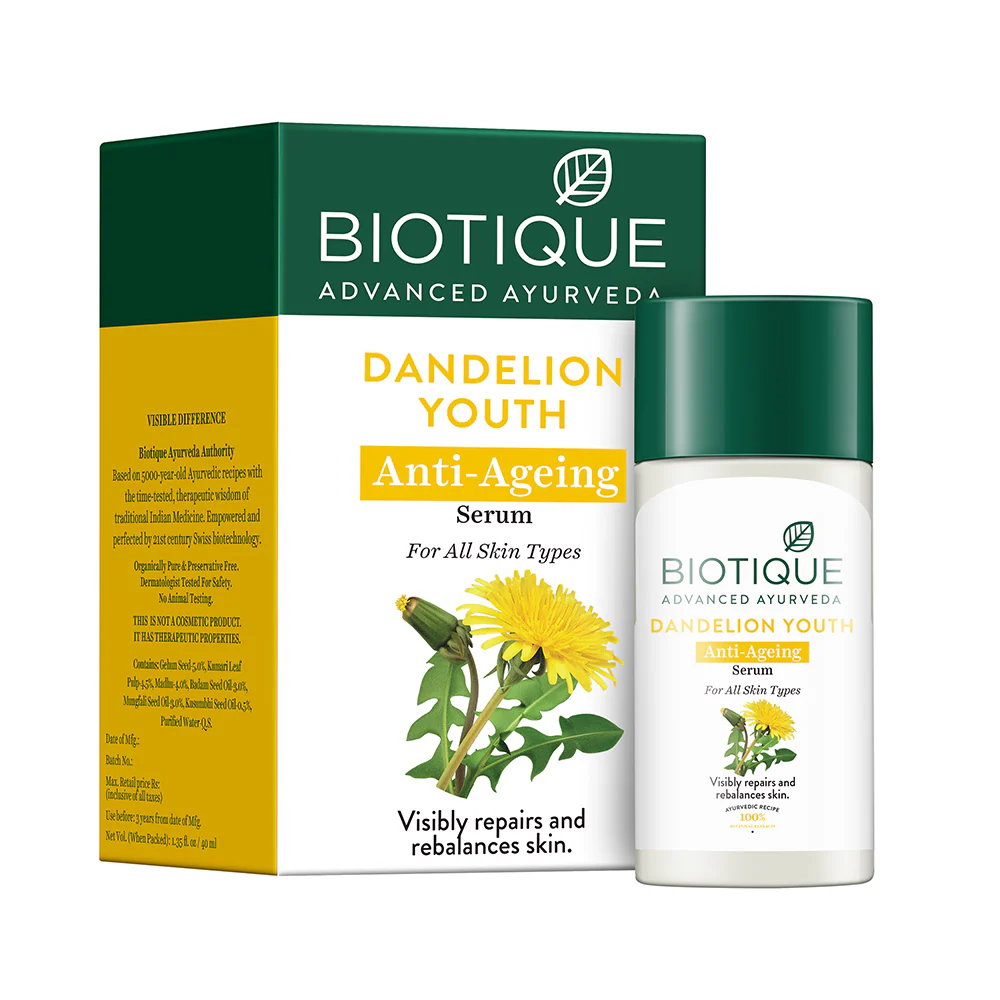 Dandelion youth anti-ageing serum