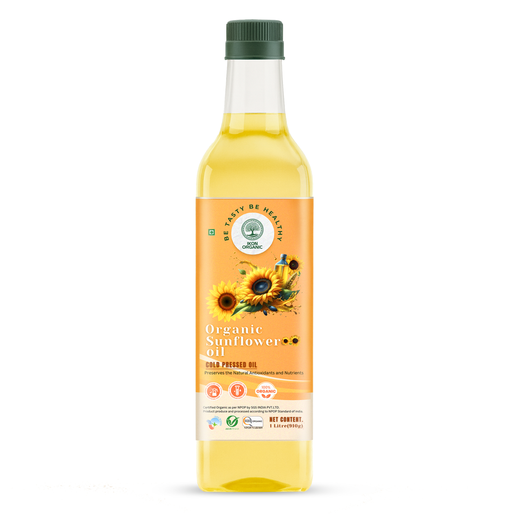  Organic Cold Pressed Sunflower Oil