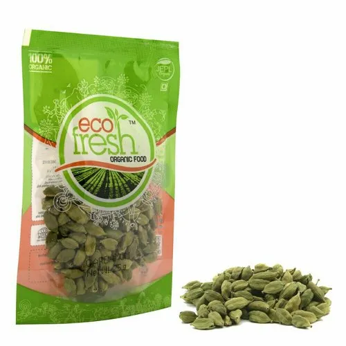 Ecofresh Organic Cardamom, Packaging Size: 25 Gm