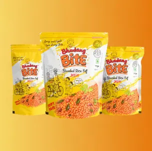 Bhadang Bite Blended Rice Puff pack 3