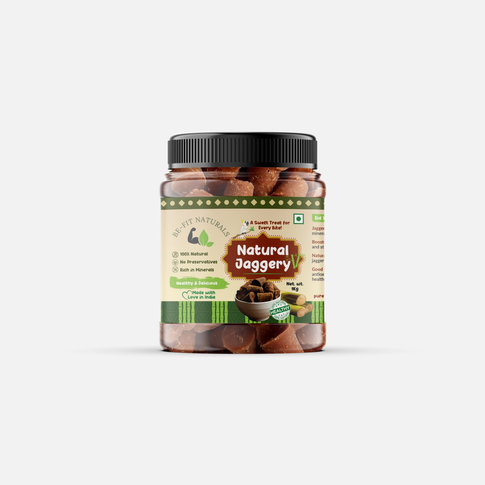 BE FIT NATURALS Natural Jaggery