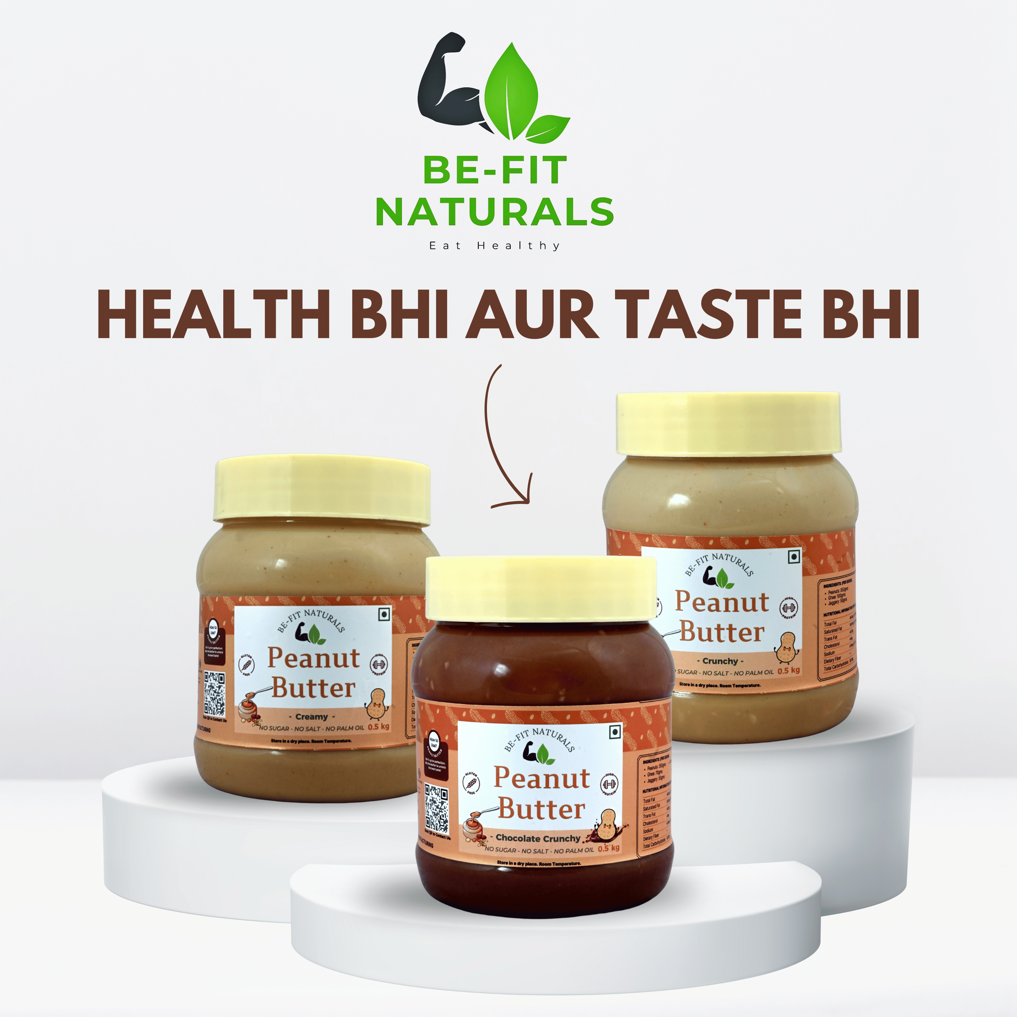 BE FIT NATURALS Peanut Butter