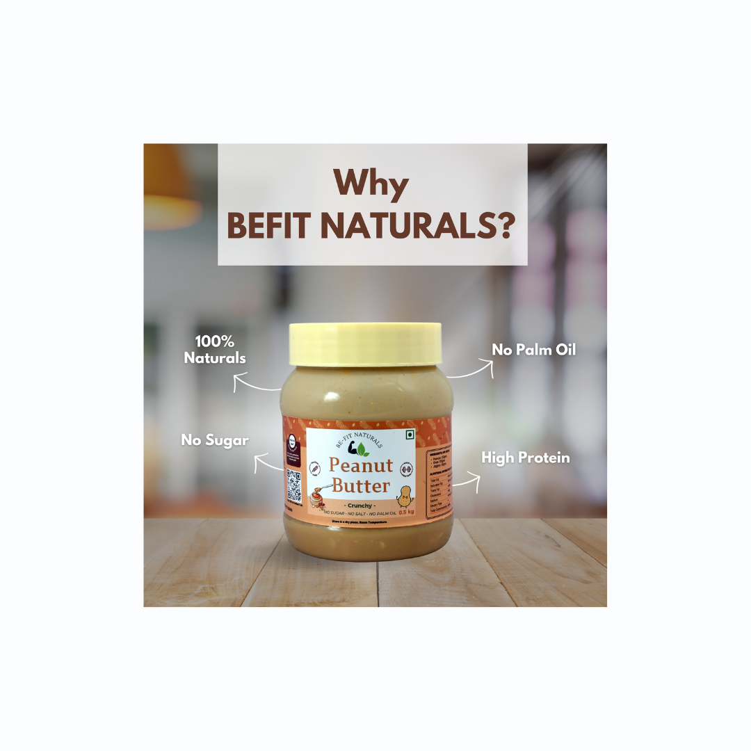 BE FIT NATURALS Peanut Butter crunchy