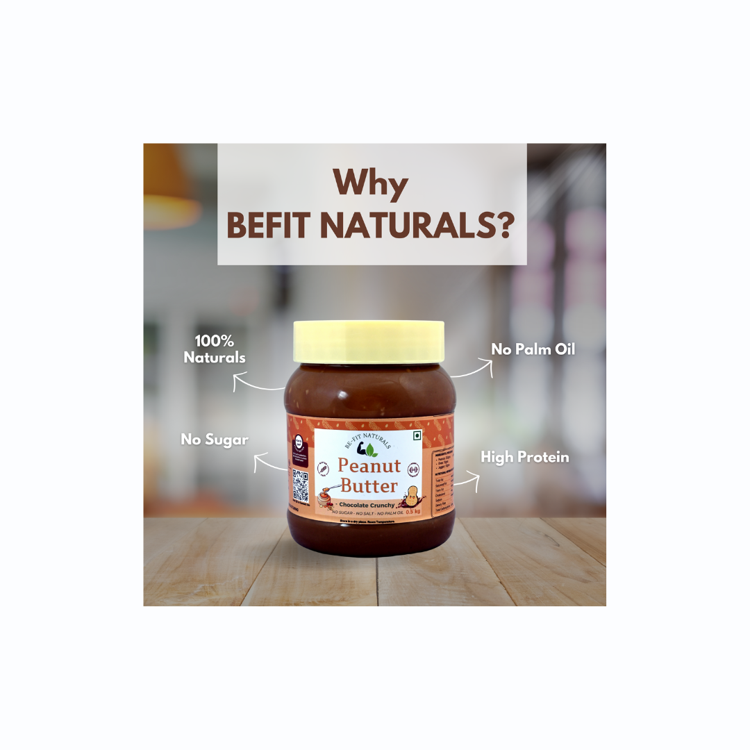 BE FIT NATURALS Peanut Butter Chocolate crunchy