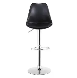 Black Da Urban Valure Height Adjustable Bar Stool