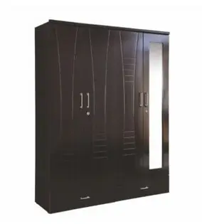 Eco 4 Door Wardrobe with Glass