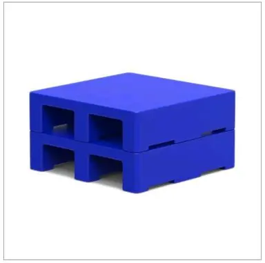  Blue Color 2-Way Plastic Pallet