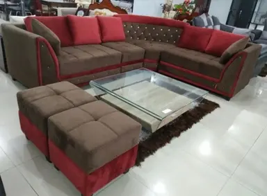 L-Shaped Sofa Set