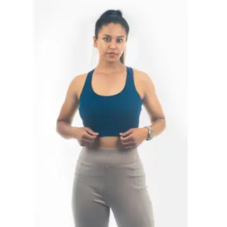 GS- True Back Sports Bra | Racer Back Sports Bra | Comfortable & Supportive