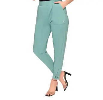 High-Waist bottoms Sea Green STY-22-BHigh-Waist bottoms Sea Green STY-22-B