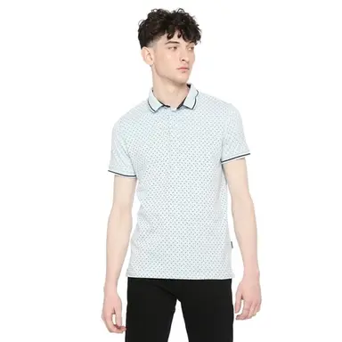 Integriti Lt.Blue Regular Fit T-Shirts For Men's