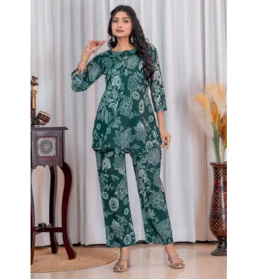 Designer Cotton Women Co-Ord Set