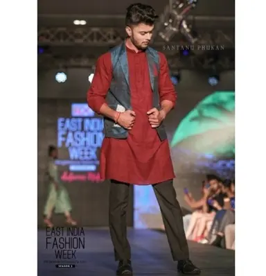 Eri Silk Kurta & Jacket