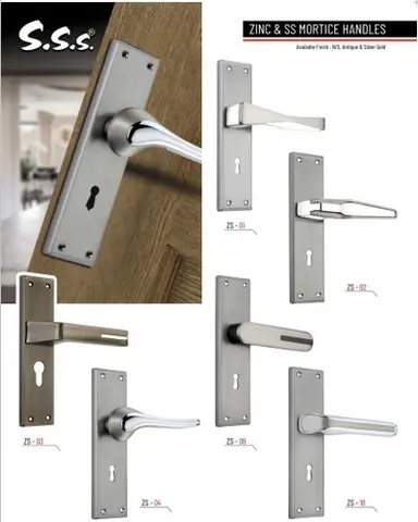 Zinc & SS Mortice Handles