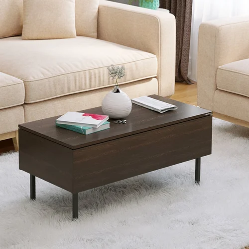 Kasvon Engineered Wood/Particle Board Coffee,Center,Sofa Tea,Teapoy Console Table