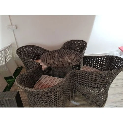 Garden Brown Table Chair Set
