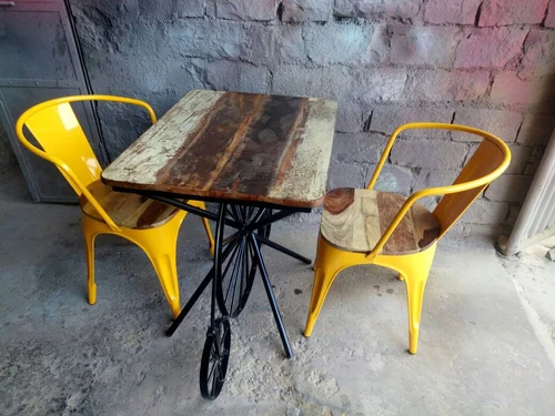 Antique Cafe Table Set