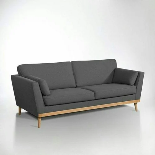 3 Seater Lather Office Sofa