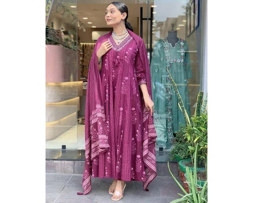 Heavy Anarkali 3 Piece suit