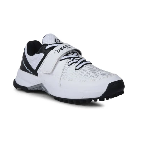 Men'S Synthetic Leather Half Spike Rubber Outsole Cricket Shoes For All Rounder Players