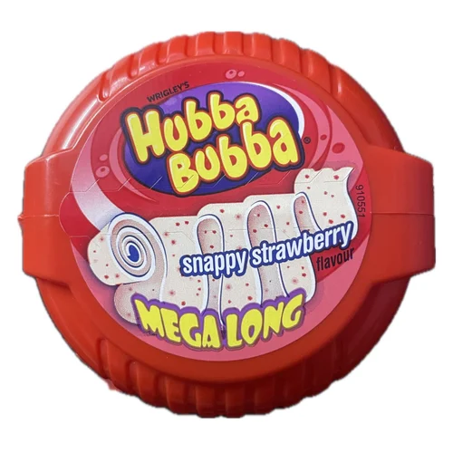 Wrigleys Hubba Bubba Snappy Strawberry Bubble Gum