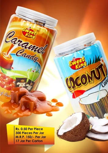 Sweetking Coconut And Caramel Flavour Candy