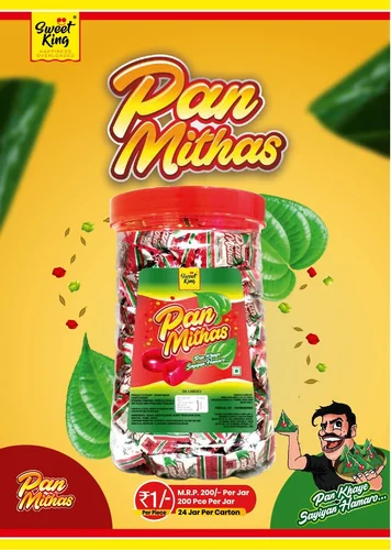 Sweetking Paan Mithas Paan Flavoured Candy In 1/- Rupees