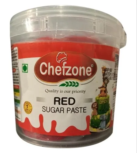 Red Cake Sugar Paste Fondant