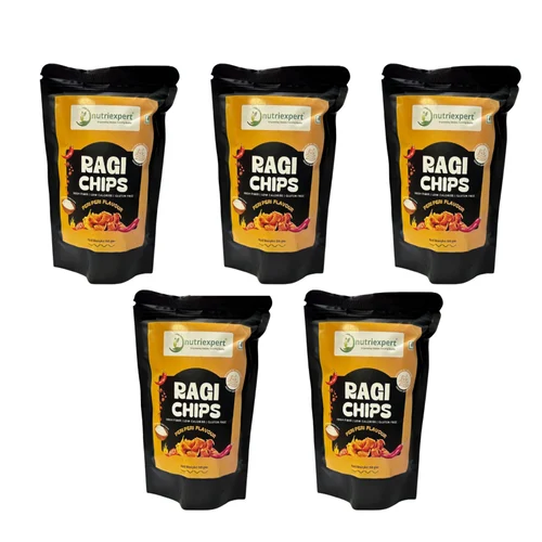 NutriExpert Ragi Chips, Peri Peri Flavour, Gluten Free