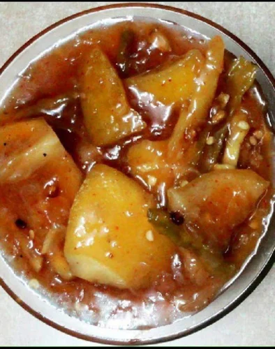 Gal - Gal Mixed Ginger and Green Chilly Spicy Pickle