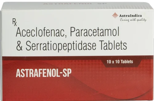 Aceclofenac Paracetamol Serratiopeptidase Tablets