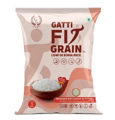 Gatti fit Grain: Low GI Sona Rice 5kg