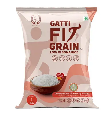 Gatti fit Grain: Low GI Sona Rice 1 kg