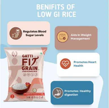 Gatti fit Grain: Low GI Sona Rice