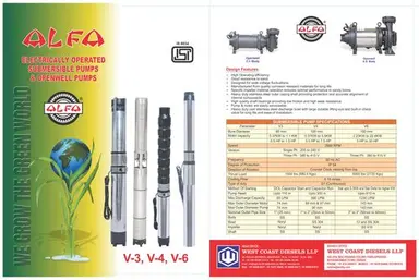 V3, V4, V6 Submersible Pump